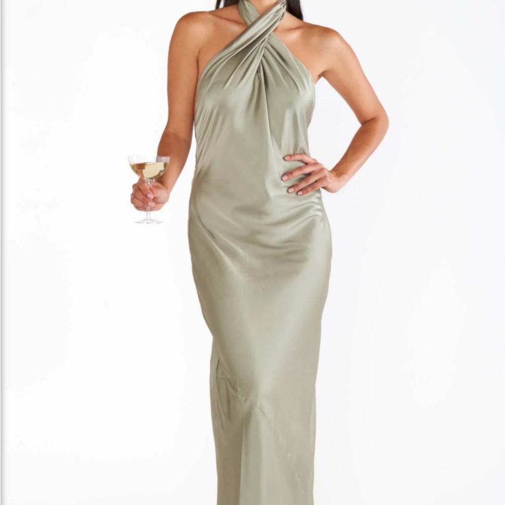 Show me your mumu jasmine halter maxi dress